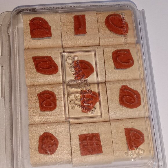 2002 Stampin' Up! Numbers Wooden Stamps - Picture 8 of 8